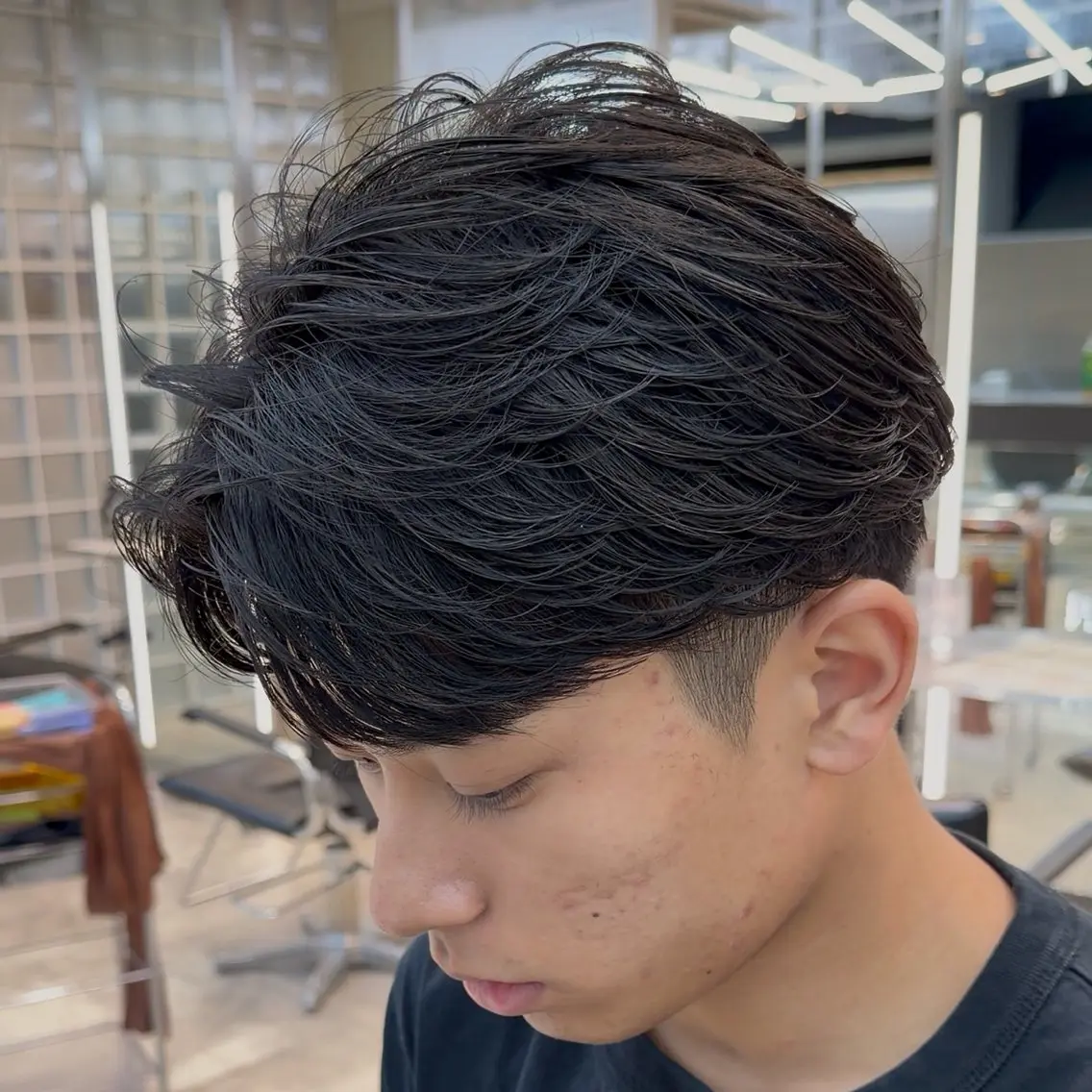 パーマ メンズ パーマ fifth ひなたのヘアスタイル