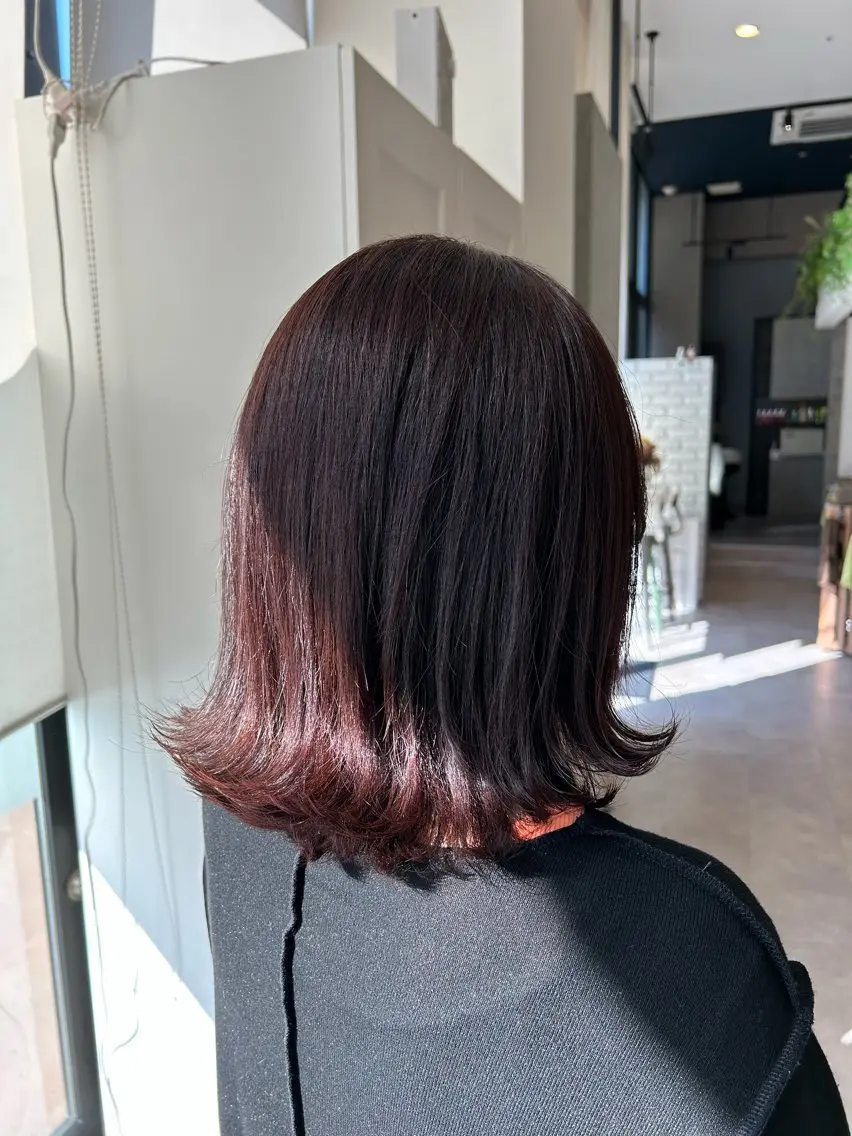 ミディアム カラー 井手 孔介のヘアスタイル