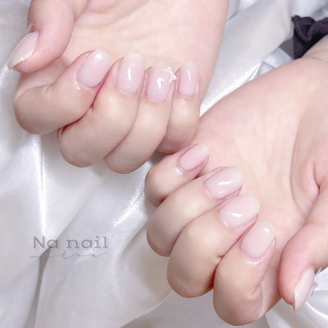 ネイル チークネイル フラッシュネイル フレンチネイル ジェルネイル グラデーション ハンドネイル CC Nail 高田馬場のネイルデザイン