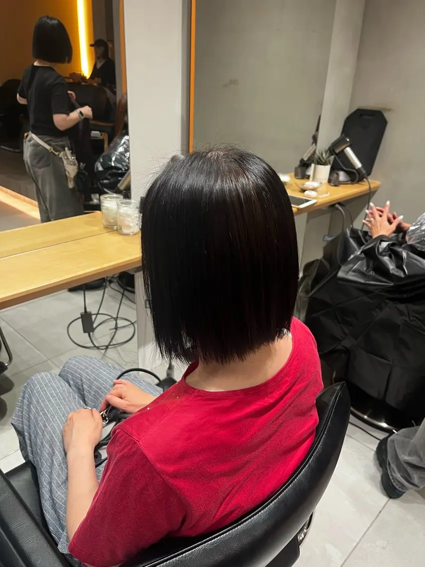 縮毛矯正 地毛風カラー/ NaRuのヘアスタイル