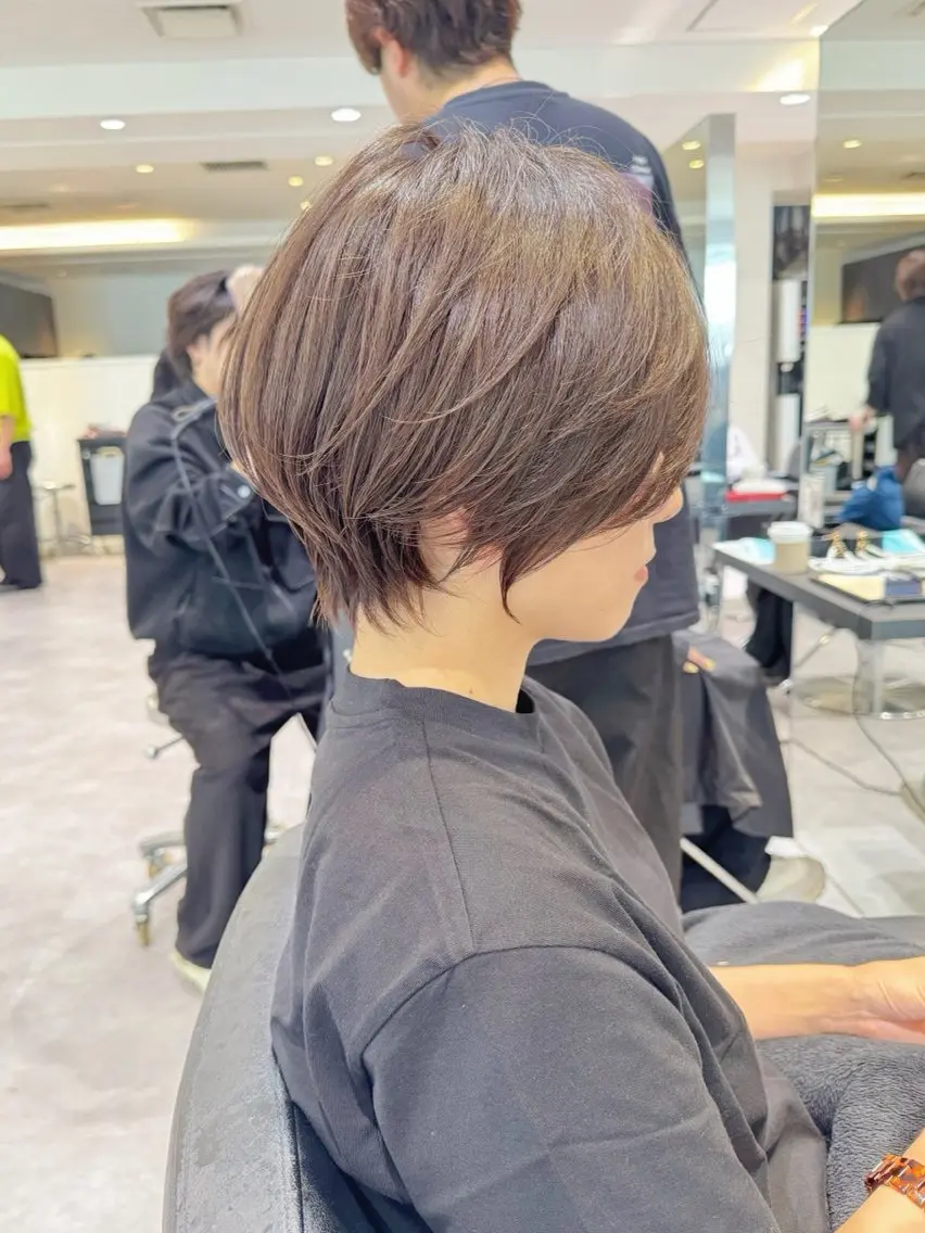 ショート 絶壁補正くびれ ショート✂️ 井川のヘアスタイル