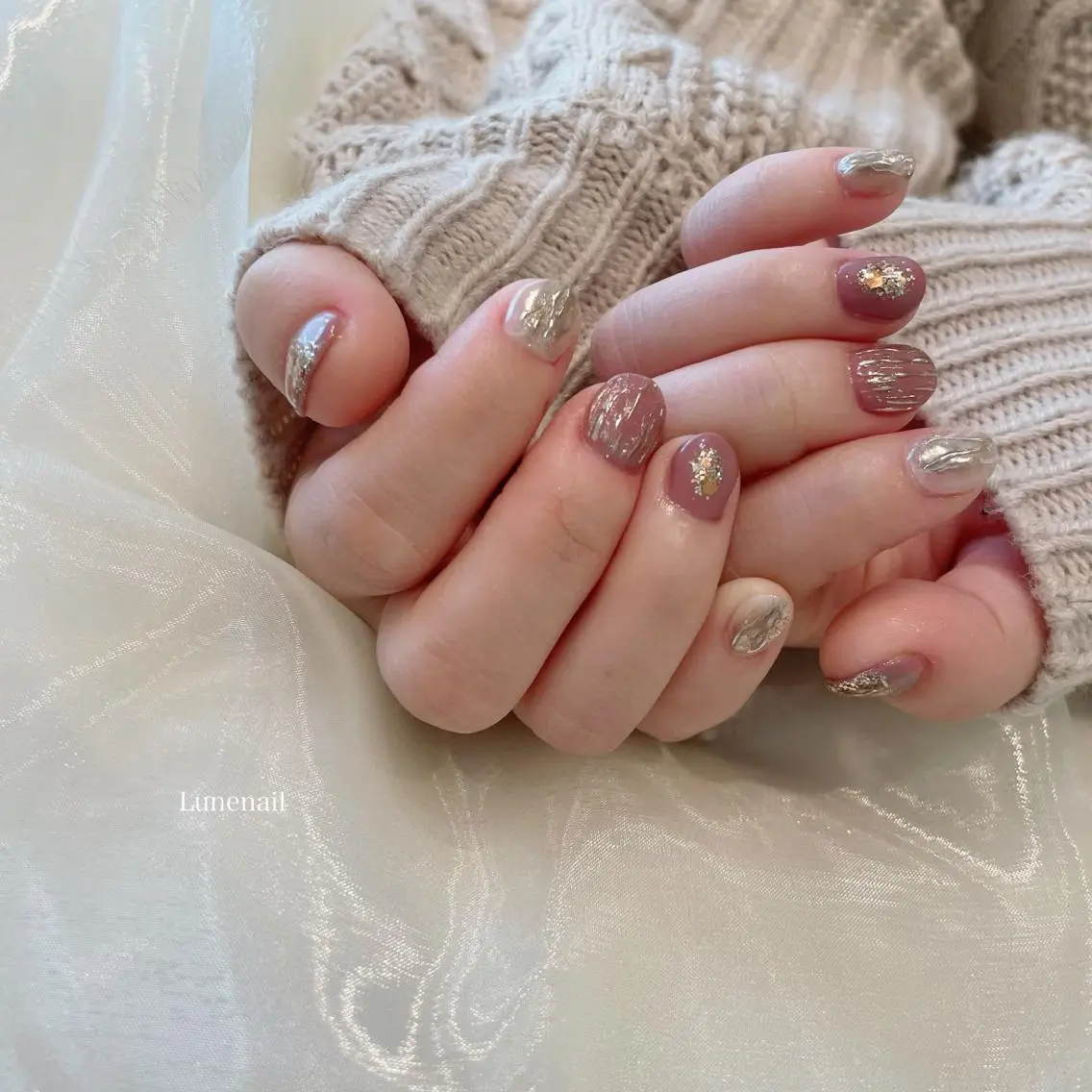 ショート ハンドネイル Lune nailのネイルデザイン