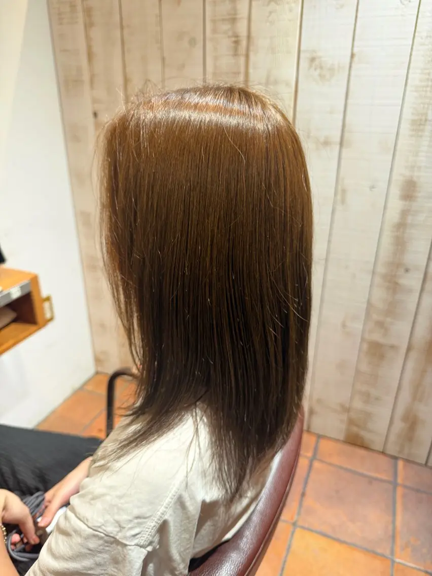 ミディアム カラー ヘアカラー トリートメント コアラ ななみのヘアスタイル