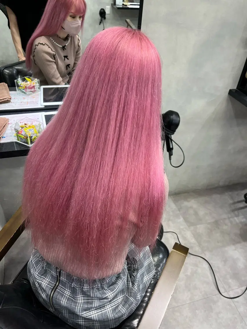 セミロング ボブカット艶髪 矯正濱川響太のヘアスタイル