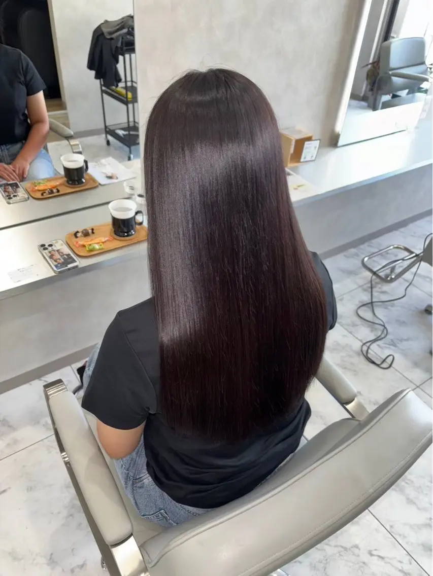 セミロング ショートボブ ボブ ハッシュカット ハイライト 髪質改善 荒金 大翔のヘアスタイル