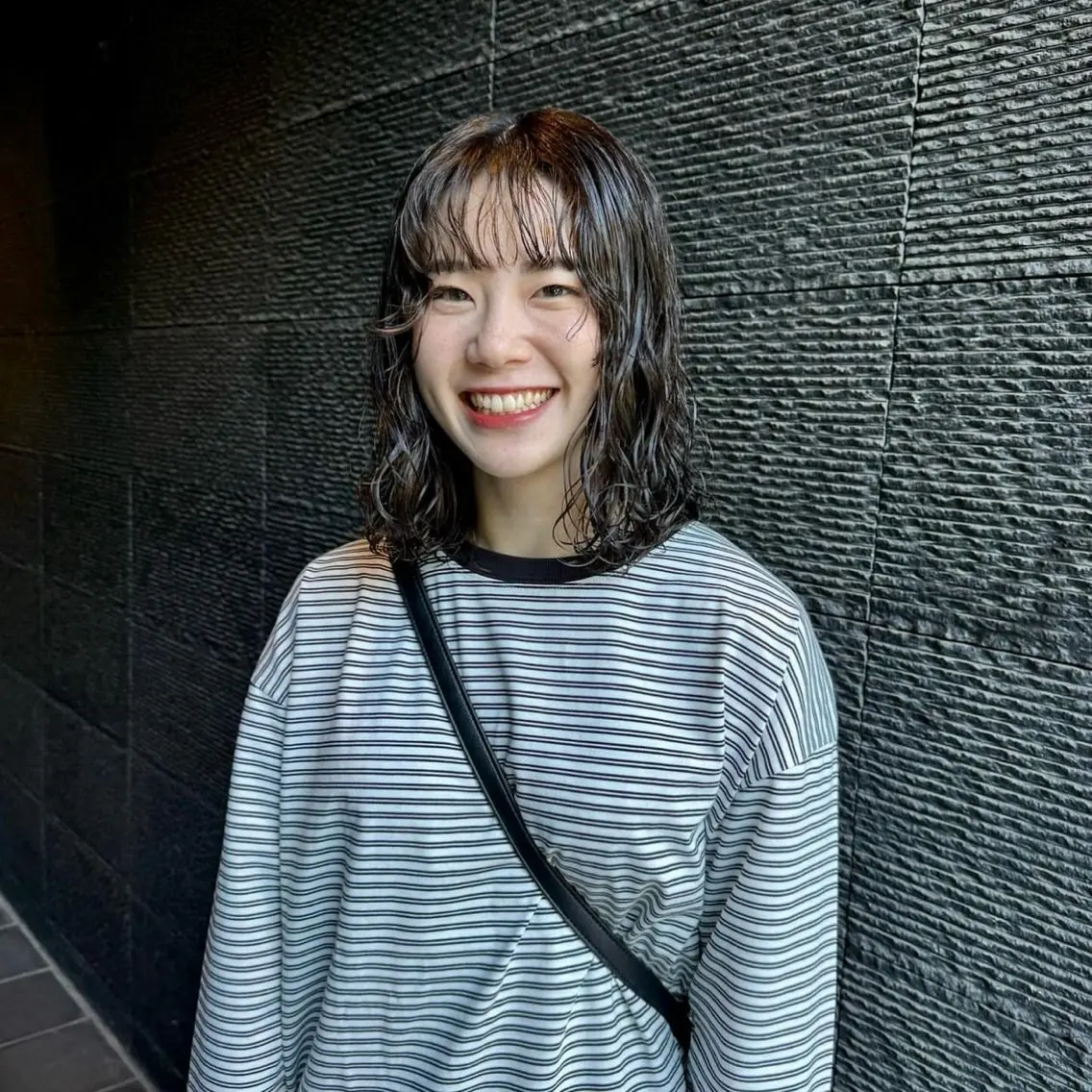 セミロング パーマ カット パーマ KAWATOKO MISUZUのヘアスタイル