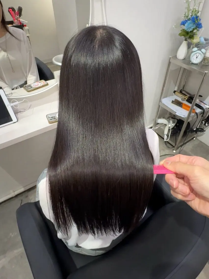 ミディアム カラー ベージュカラー ブリーチ 透明感カラー ダブルカラー グレージュ カット ヘアカラー トリートメント 髪質改善/顔まわり/ レイヤー🎀YUZUのヘアスタイル