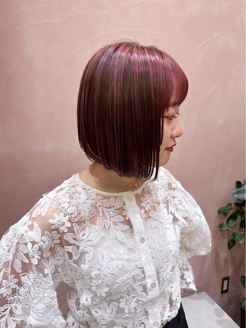 ショート カラー 越後 遥/ 透明感カラー🪞🤍のヘアスタイル