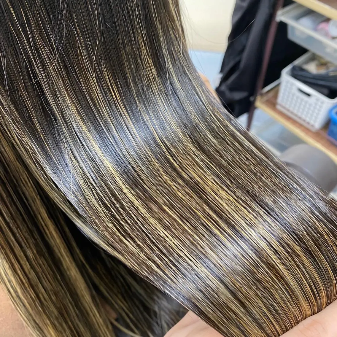 ロング 髪質改善 トリートメント ディレクター鮫島 俊介のヘアスタイル