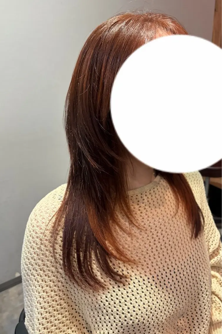 カット ブリーチモデル RURUのヘアスタイル