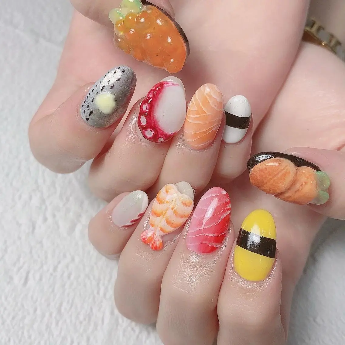 ネイル 渋谷／チップ長さ出し 👑アプレgel-xのネイルデザイン