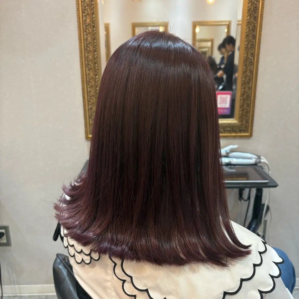 ミディアム カラー カット ヘアカラー トリートメント 🖤N゜JILLVA 🤍店長/川田 栞のヘアスタイル