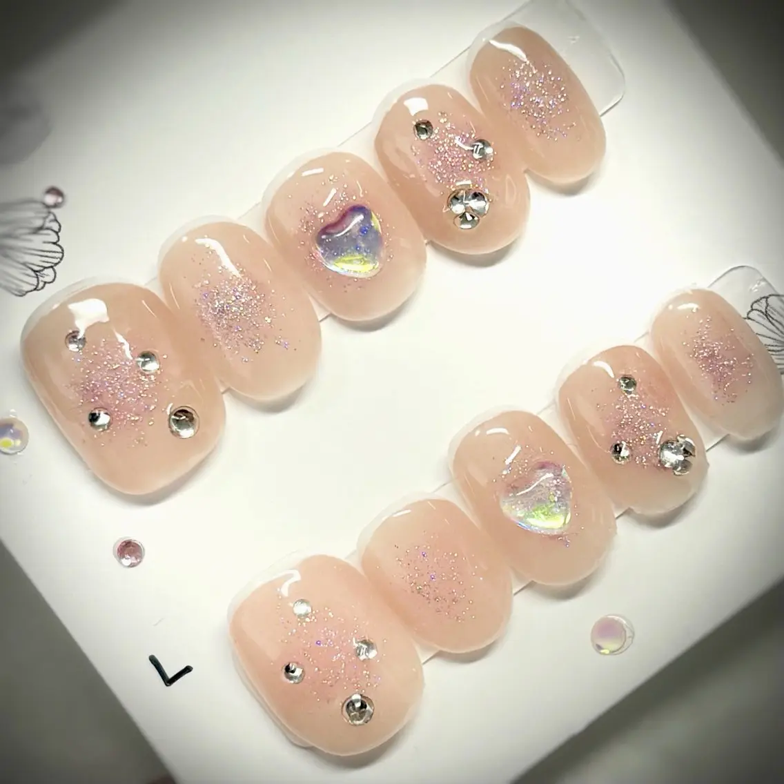 ネイル ネイルチップ Nail salon Cielel⟡Ayaのネイルデザイン