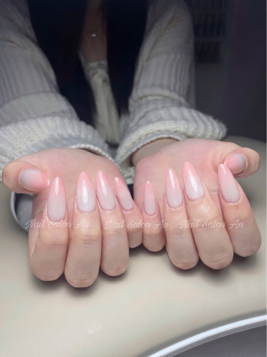 ネイル 長さ出し ジェルネイル 韓国ネイル マグネットネイル 持ち込み Nail Salon Anのネイルデザイン
