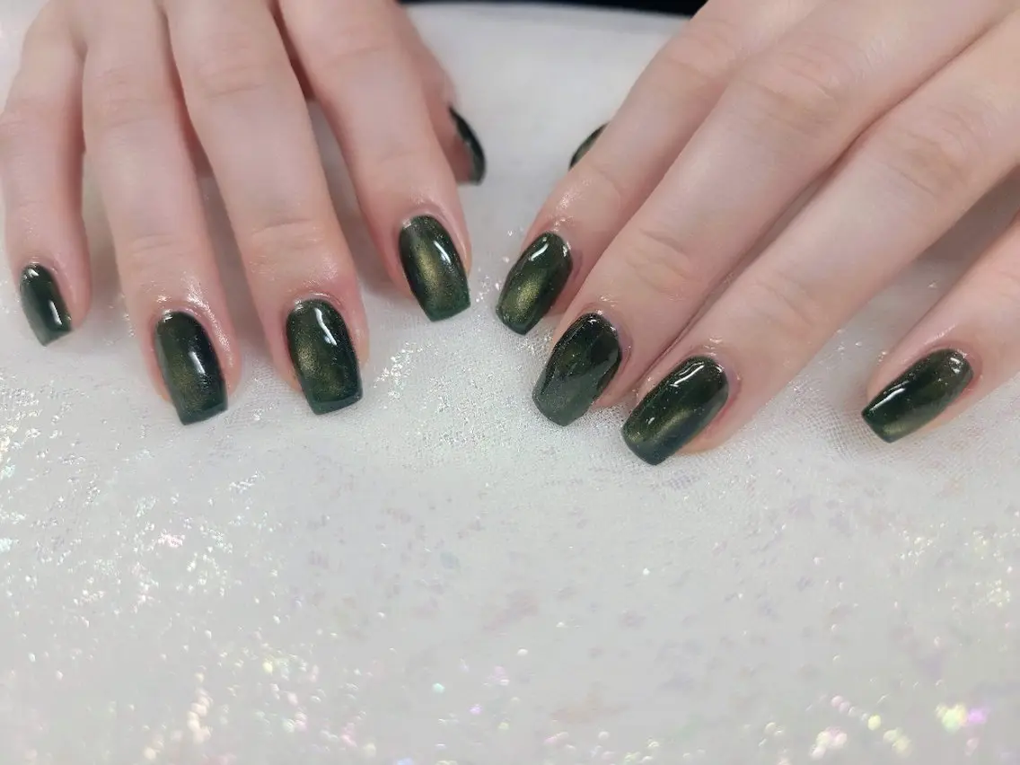 オフなしの方☆マグネットワンカラーネイル💅【高円寺/中野/阿佐ヶ谷/荻窪】の写真