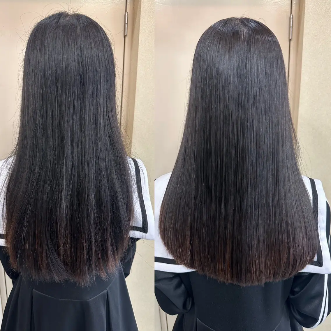 ロング パーマ 縮毛矯正 トリートメント 髪質改善/縮毛矯正 /レイヤーカット岡部のヘアスタイル