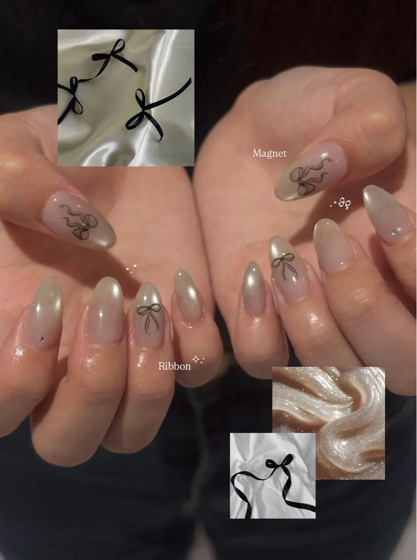 ネイル ハンドネイル CLALA Tokiho 🖤:のネイルデザイン