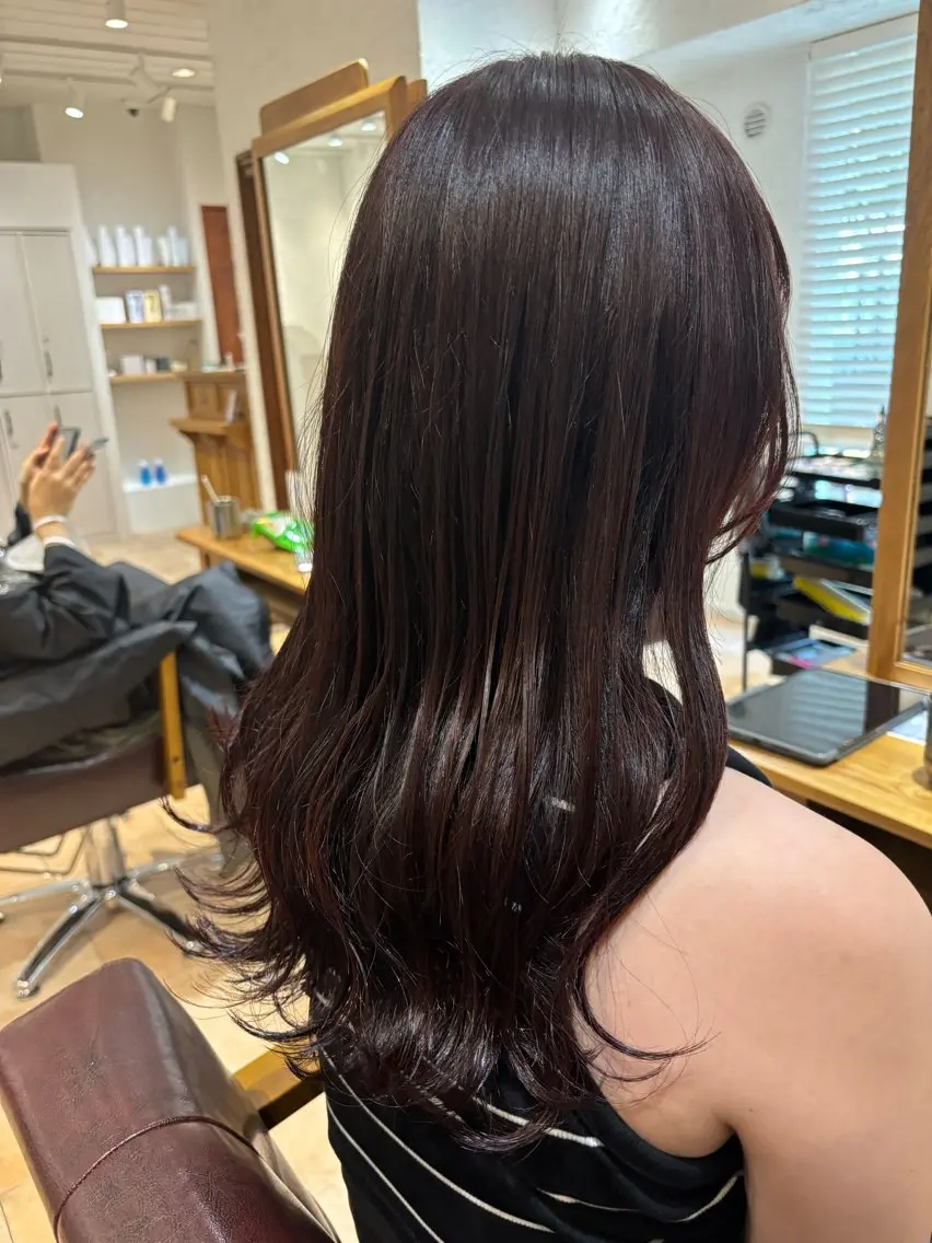ロング カラー ブラウンカラー ピンクカラー ピンクブラウン 🌈透明感カラー🌈 🌟吉田祐介🌟のヘアスタイル