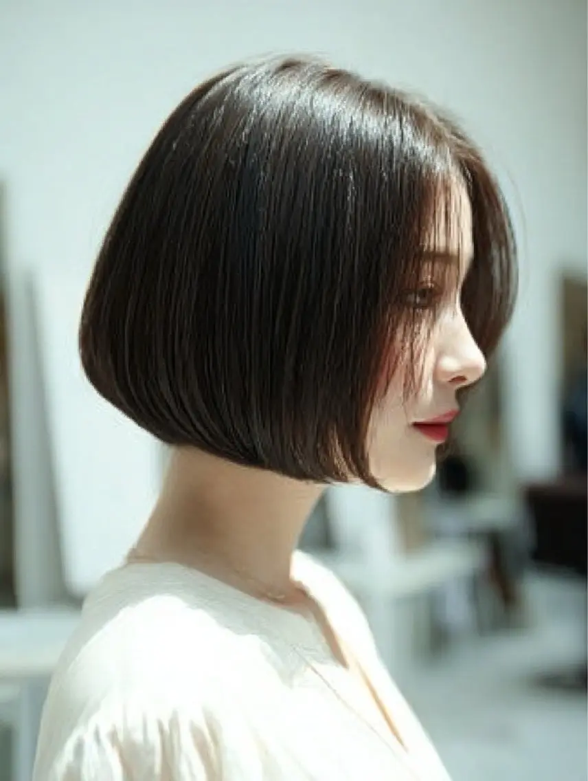 ショート カラー ヘアカラー 🍒モテ暖色カラー × うる艶✧ ゆなのヘアスタイル