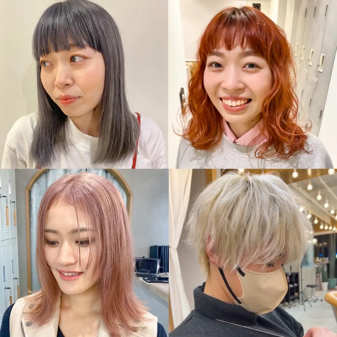 ミディアム カット ヘアカラー トリートメント 🩵縮毛矯正/ブリー チ/髪質改善/いつかのヘアスタイル