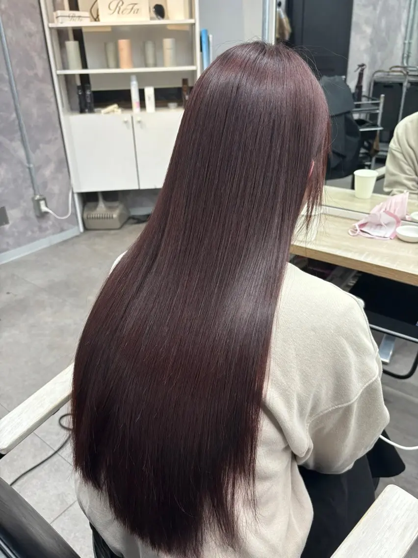 ロング ヘアカラー トリートメント 🍒RIO🍒 愛されガーリーのヘアスタイル