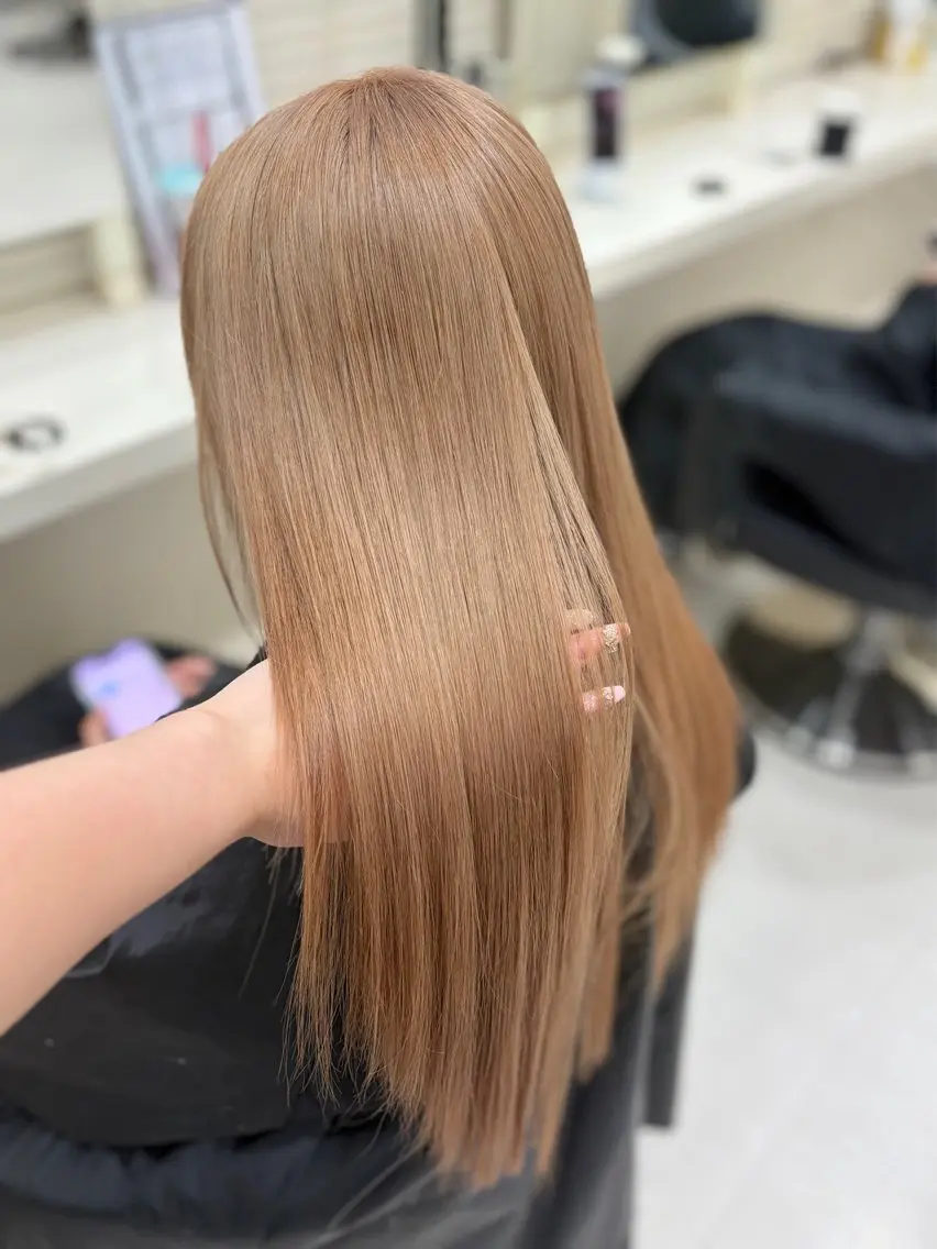 カラー ヘアカラー トリートメント 暖色ガーリーヘア🎀 MEARI🩰のヘアスタイル