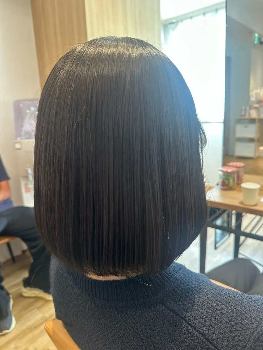 ミディアム パーマ カット 縮毛矯正 トリートメント ✨✂️Nori ✂️✨のヘアスタイル