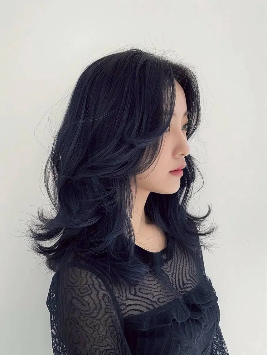 ミディアム ヘアカラー ブリーチ無しカラー/ 美髪改善💠てんゆうのヘアスタイル