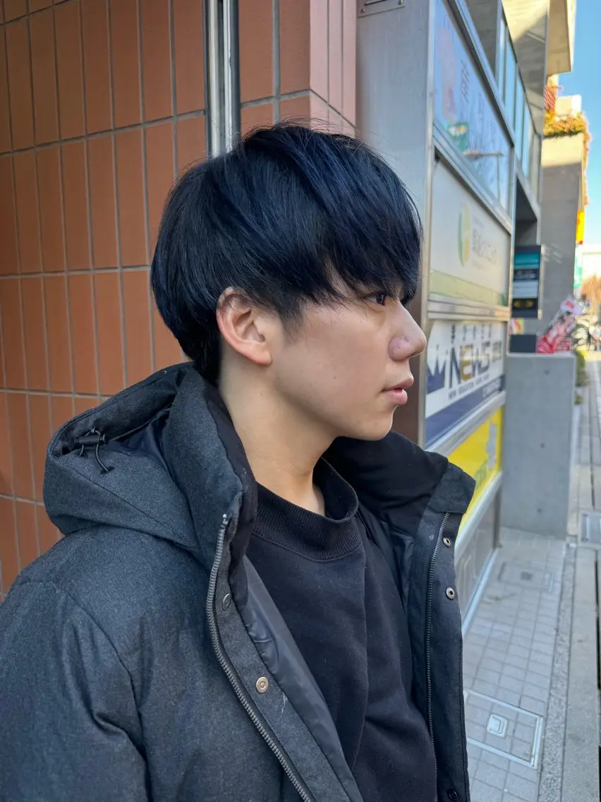 カラー メンズ CHIC 蘭のヘアスタイル