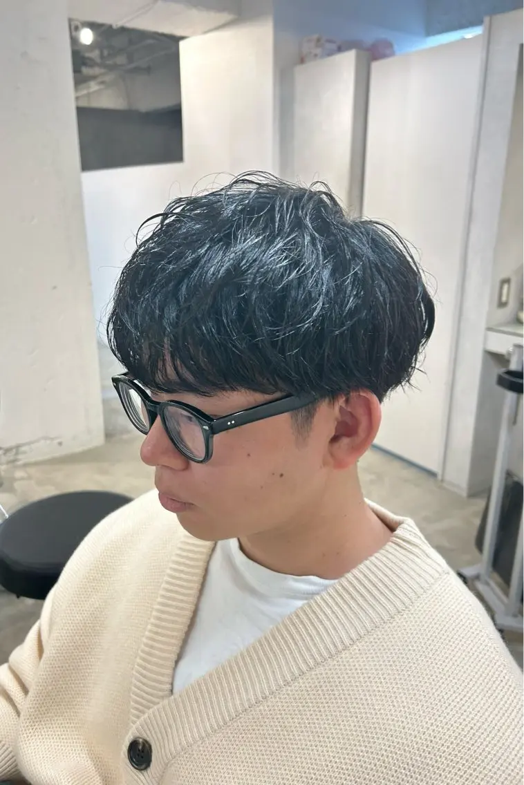 パーマ メンズ メンズ清潔感のプロ 💈メンズパーマ藤田のヘアスタイル
