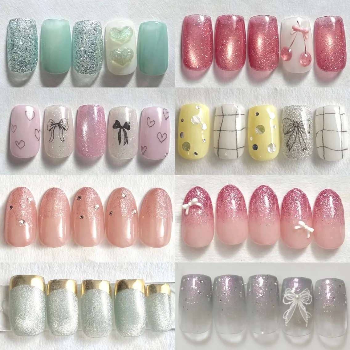 ネイル ジェルネイル ガーリー オフィスネイル ハンドネイル muum_nail 新宿2分 三丁目1分のネイルデザイン