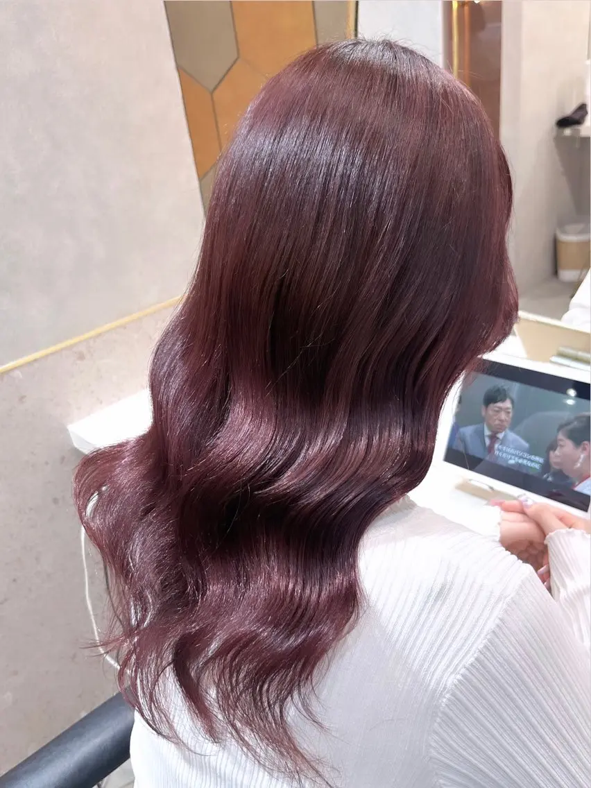 🩷❤️💜透明感カラー【韓国風小顔カット+プレミアムケアカラー+トリートメント】🩷❤️💜の写真