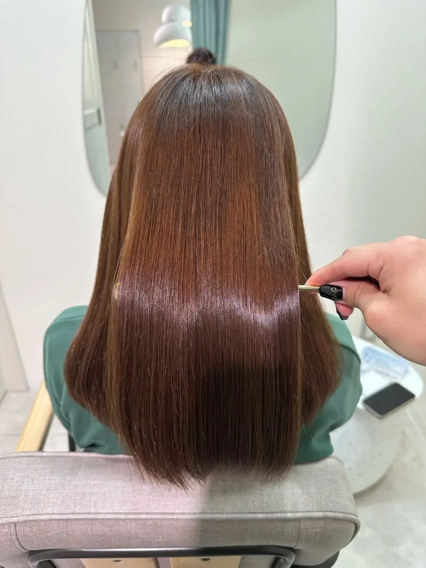 ロング 髪質改善 newi広島/ 尼子修也のヘアスタイル