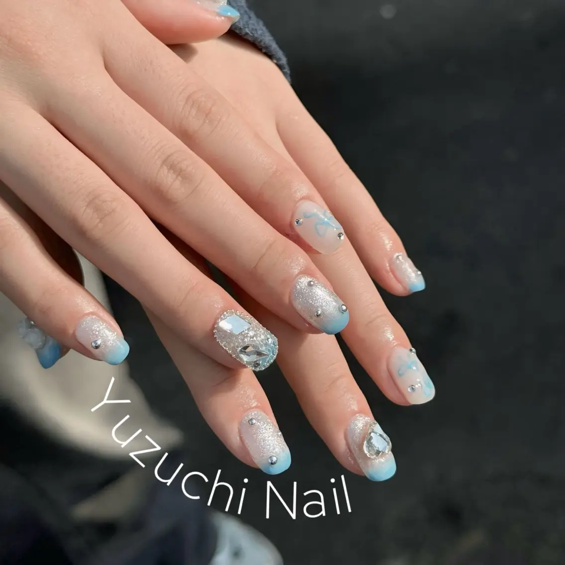 ネイル フットネイル 夏ネイル ワンホンネイル ハンドネイル ハンドケア Yuzuchi Nailのネイルデザイン