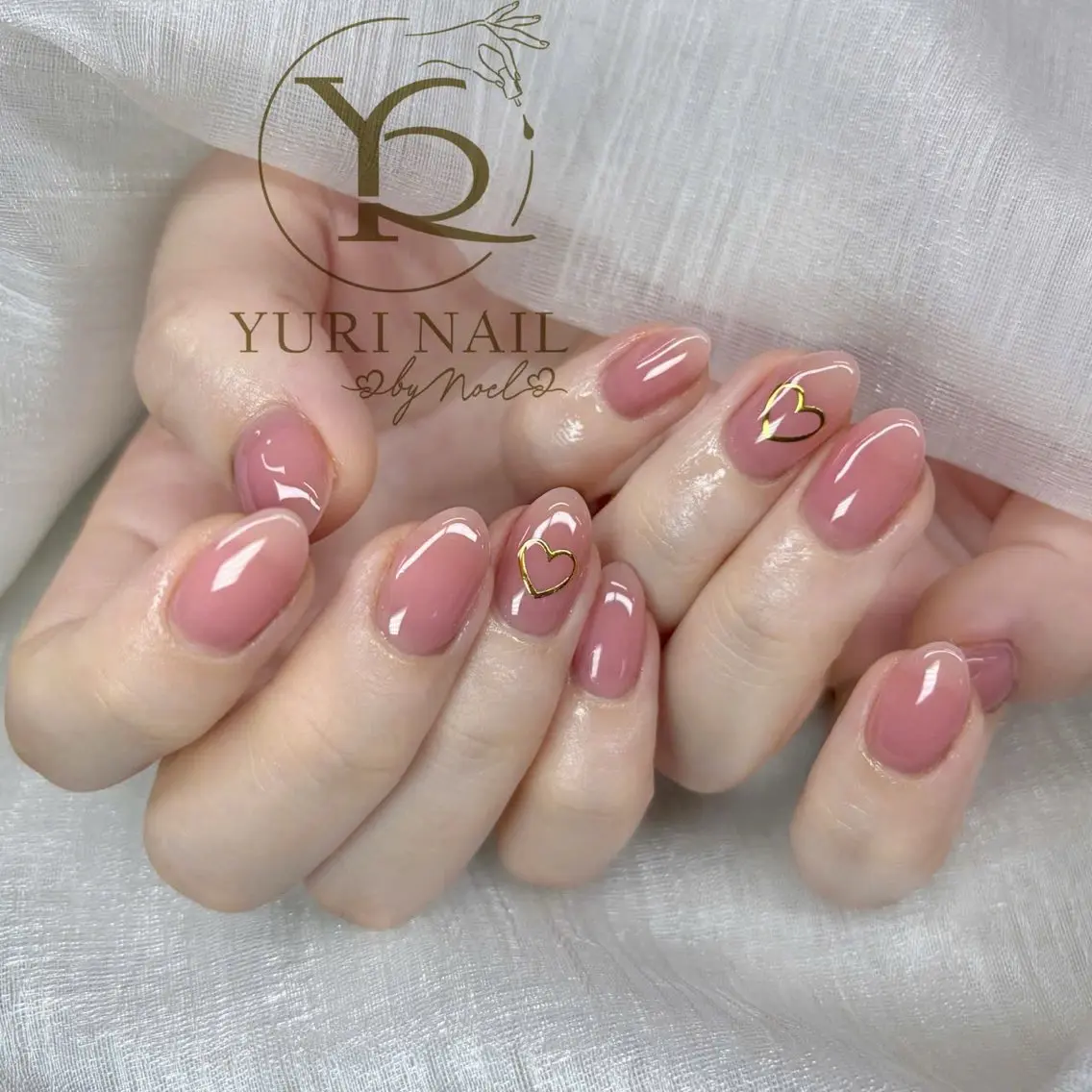 ネイル オーロラネイル ブルー チークネイル フットネイル フレンチネイル ハンドネイル フットネイル YURI Nail Funabashiのネイルデザイン