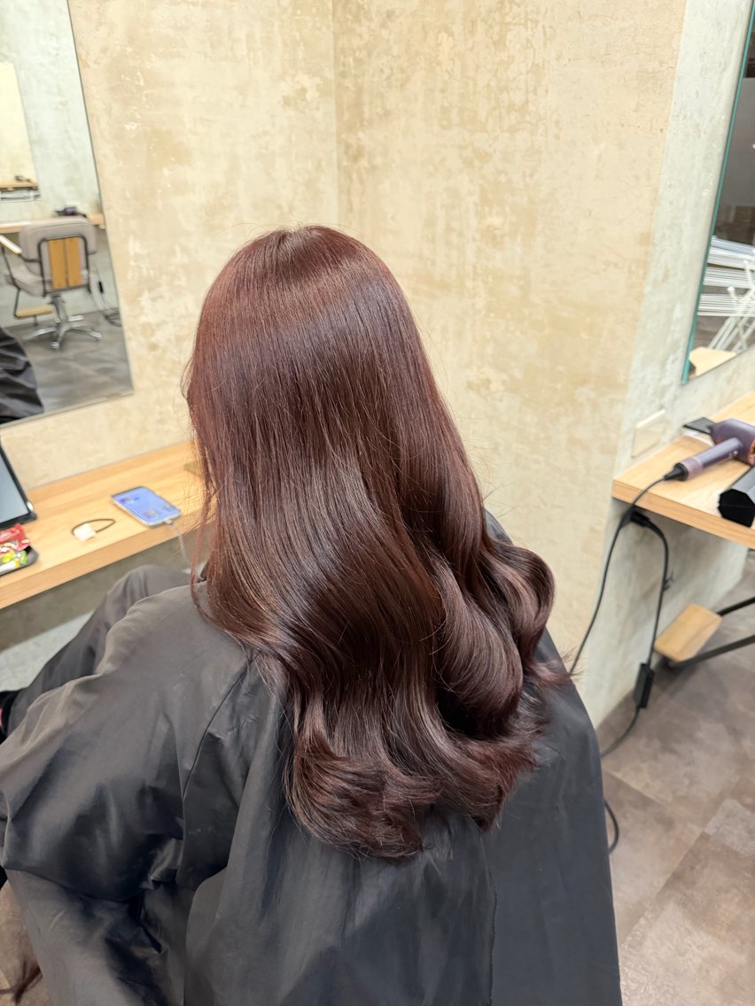 ロング カット ヘアカラー 坂元 姫夏のヘアスタイル