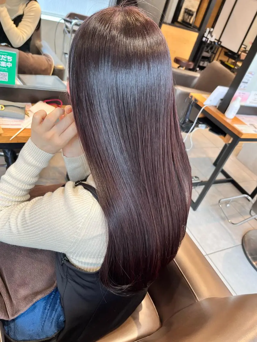 カット+✨髪質改善カラー✨+ホームケアオリジナルヘアパックトリートメント🎁の写真