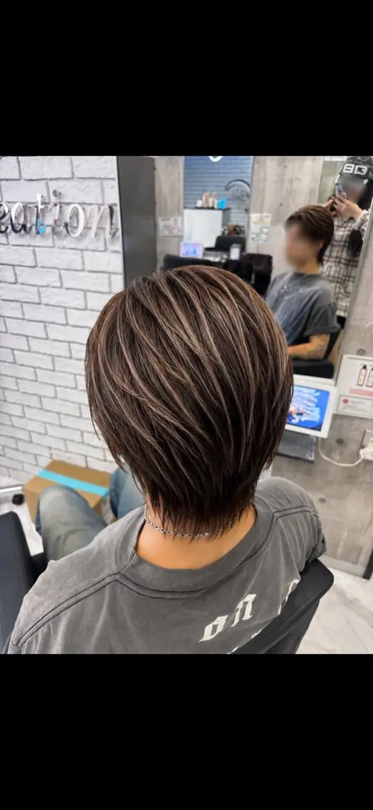 カラー men'sカット.パ ーマHIKARI🐥のヘアスタイル