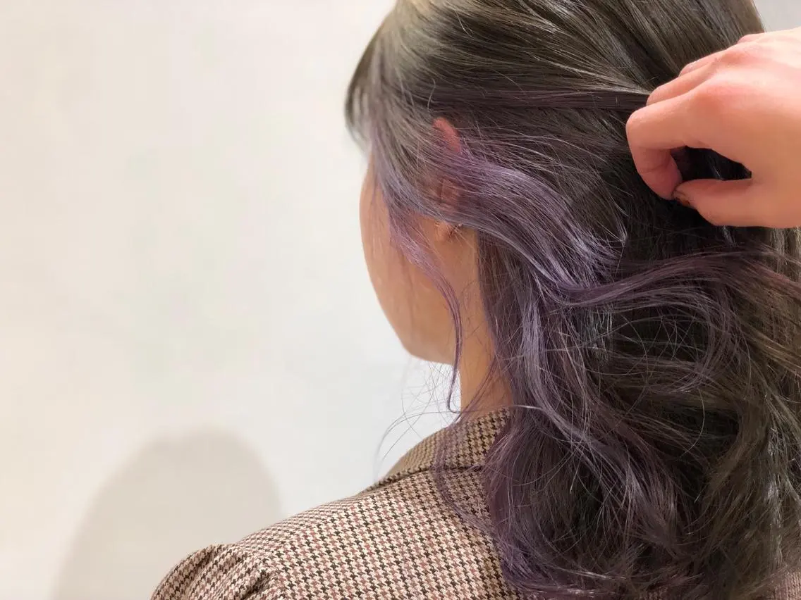 ❤︎透明感カラー&インナーカラー【保湿トリートメント】❤︎の写真