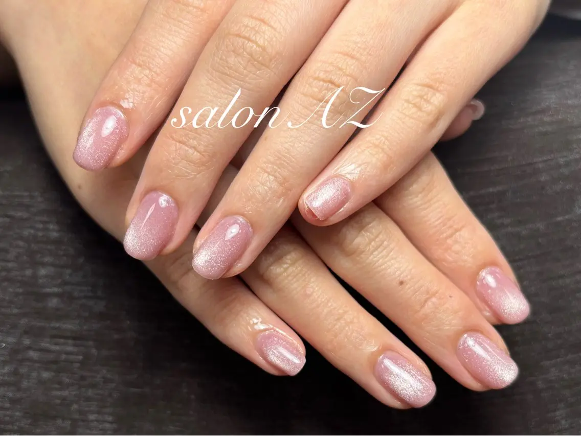 ネイル アートネイル 長さ出し フットネイル フレンチネイル ジェルネイル ハンドネイル salon AZ NANAのネイルデザイン