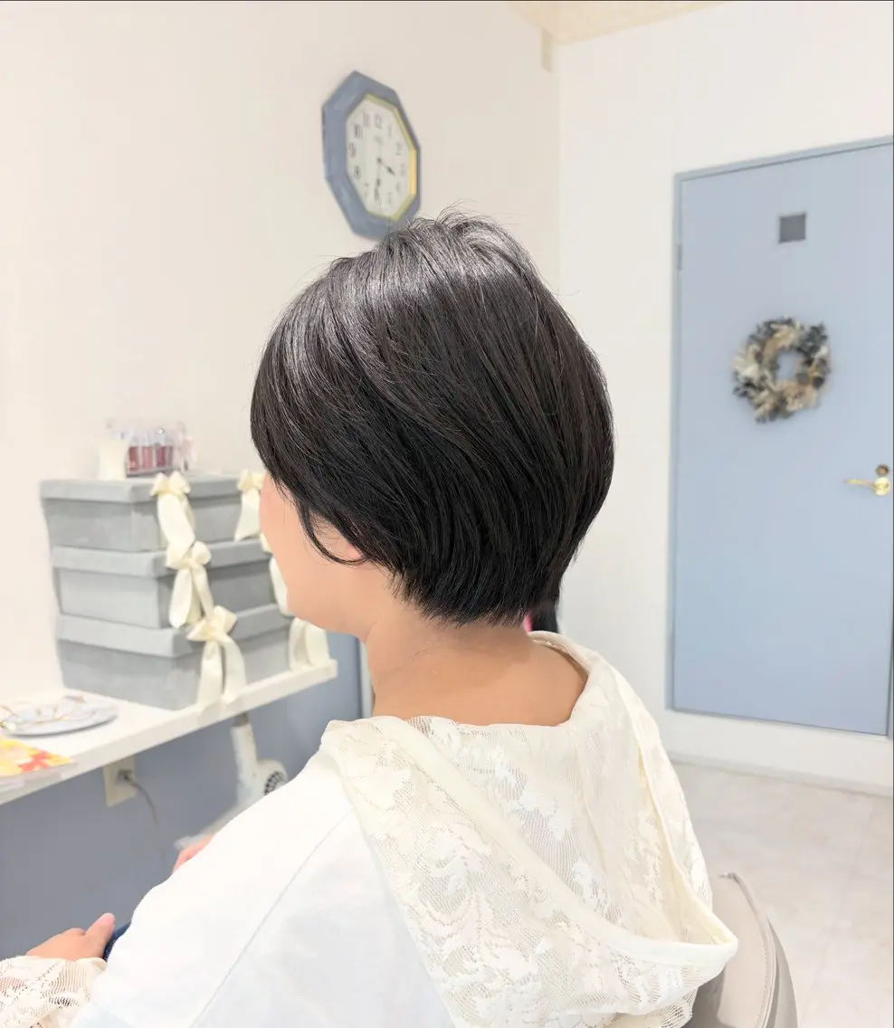 ショート ショートボブ ボブ 伸ばしかけ ショートヘア カット MASUMI／ 川西能勢口LUMIAのヘアスタイル