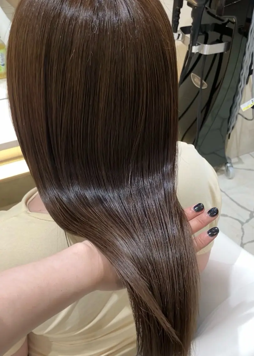 ロング カラー ヘアカラー 久野紗愛 【髪質改善　艶髪】のヘアスタイル