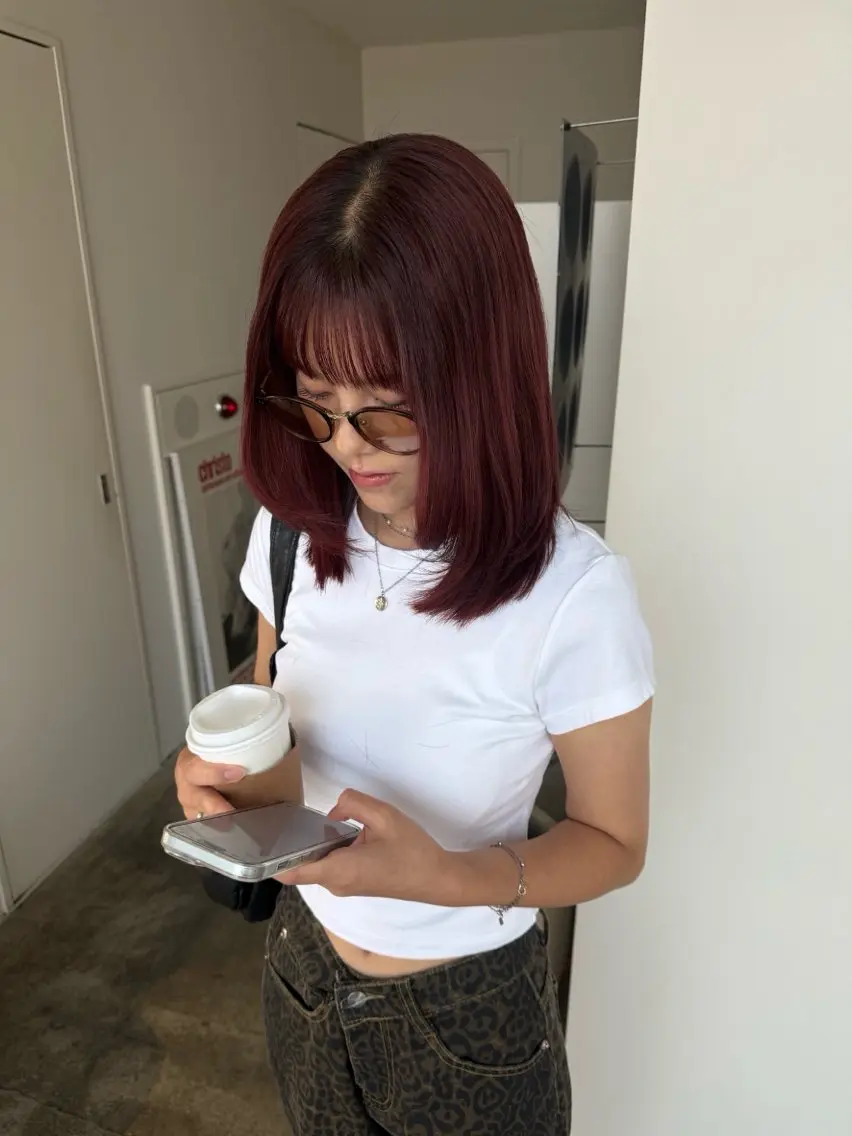 ミディアム カラー ヘアカラー トリートメント カラーモデル募集中 / mahiroのヘアスタイル