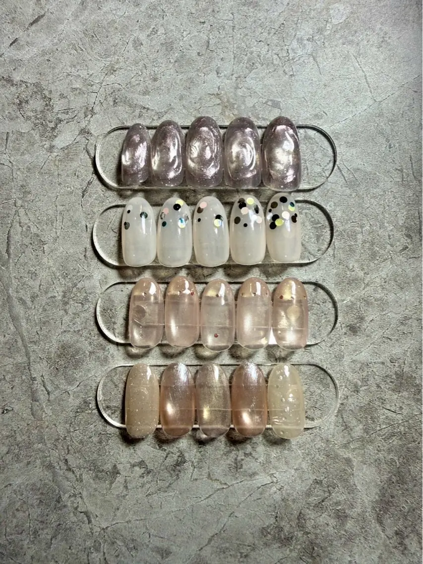 【練習モデル】デザインネイル💅🏻オフ込みフィルイン可◎の写真