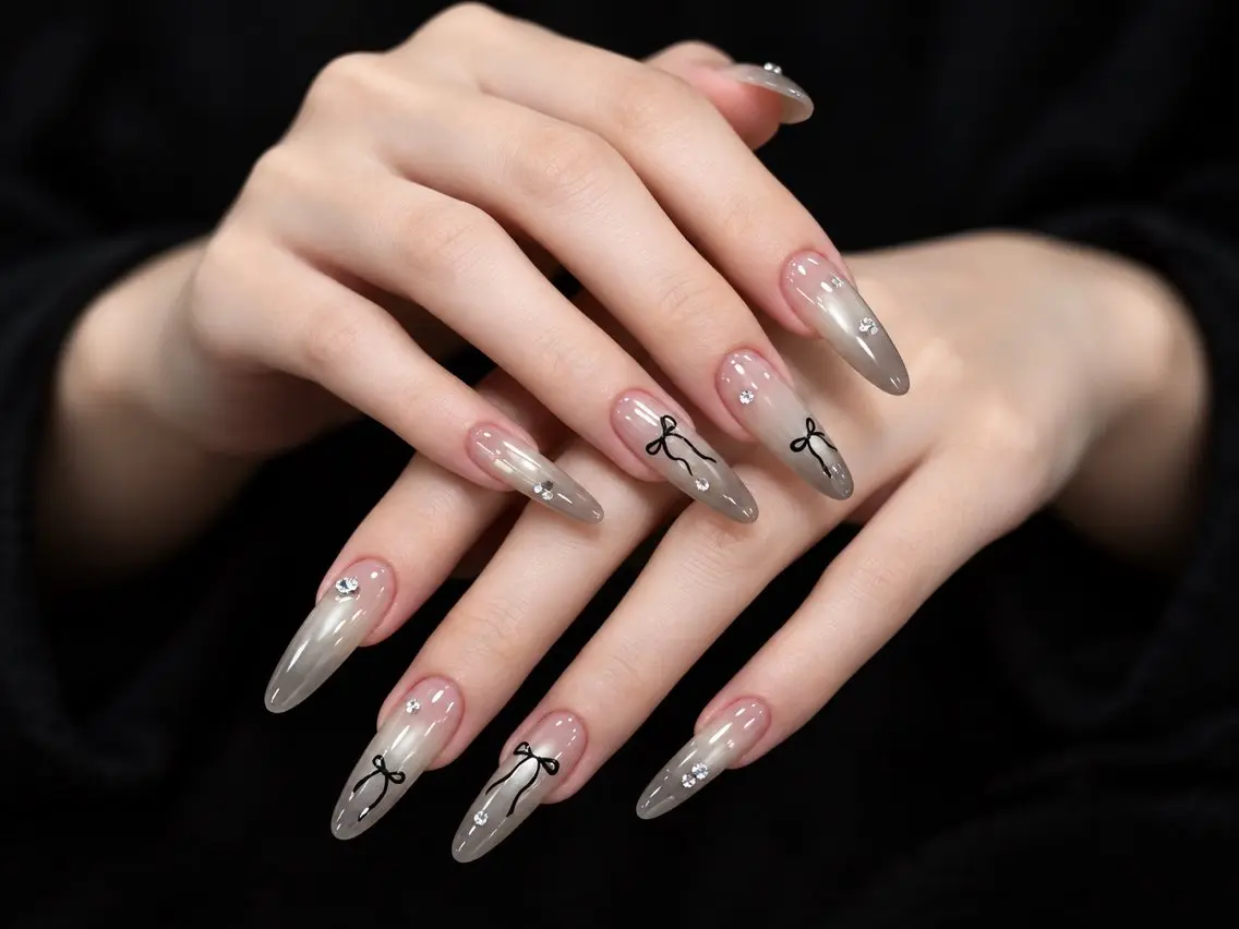 ネイル チークネイル 長さ出し フットネイル フレンチネイル ジェルネイル Saran Nailstudioのネイルデザイン
