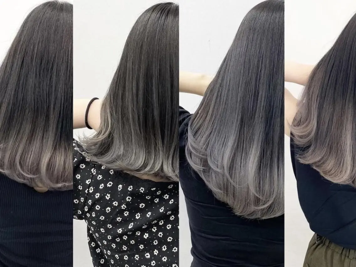 ミディアム ヘアアレンジ パーマ カラー バレイヤージュ イヤリングカラー グラデーションカラー ハイライトカラー インナーカラー 一人一人の輝きを 心を込めてのヘアスタイル