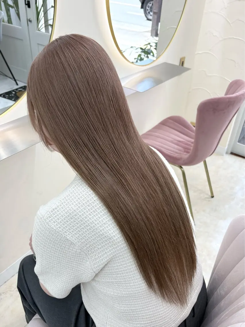 ロング カラー ヘアカラー トリートメント ヘッドスパ 【店長】ブリーチ指名 No.1戸塚優思のヘアスタイル