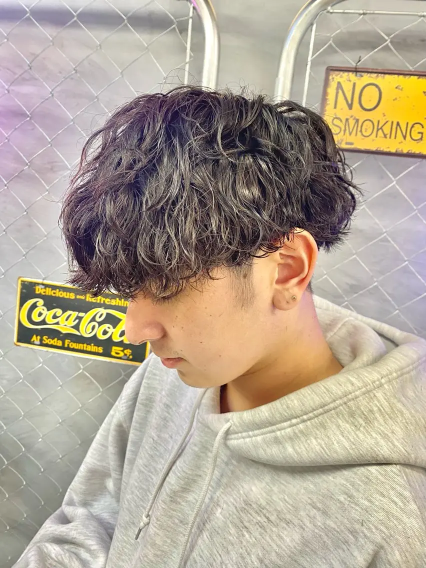 パーマ メンズ メンズサロンLOSS /rintaroのヘアスタイル