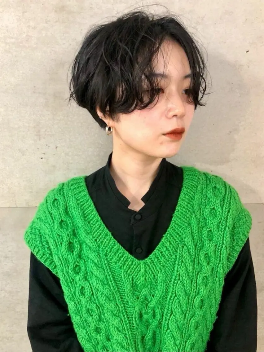🥝カット＋ショートパーマ＋コアミートリートメント🥝の写真