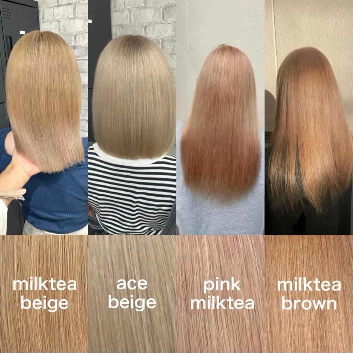 ショート カラー ブリーチ ケアブリーチ ハイトーンカラー トリートメント 🧸赤み消し🐾 ラベンダ/ミルクティのヘアスタイル